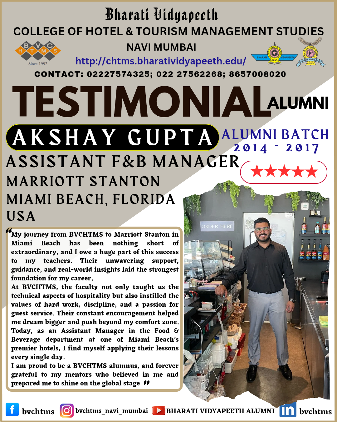 Alumni Testimonial Alumni Testimonial