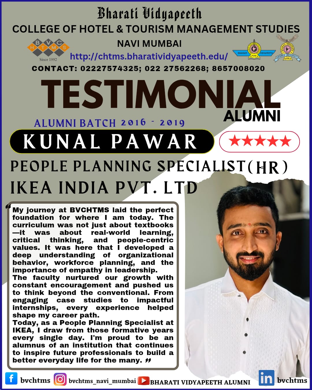 Alumni Testimonial Alumni Testimonial