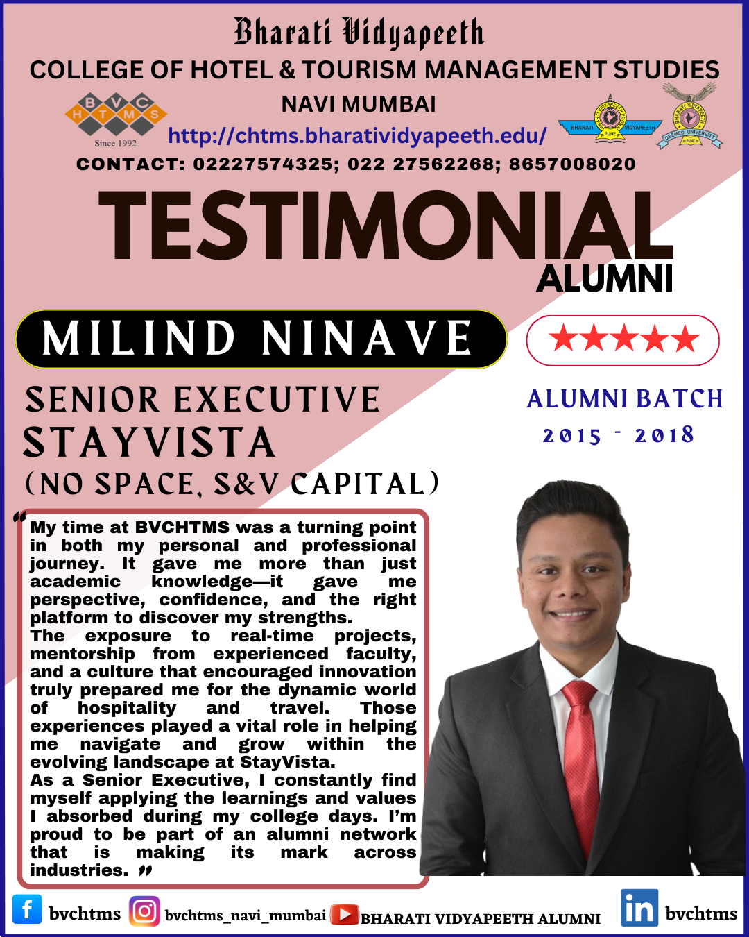 Alumni Testimonial Alumni Testimonial