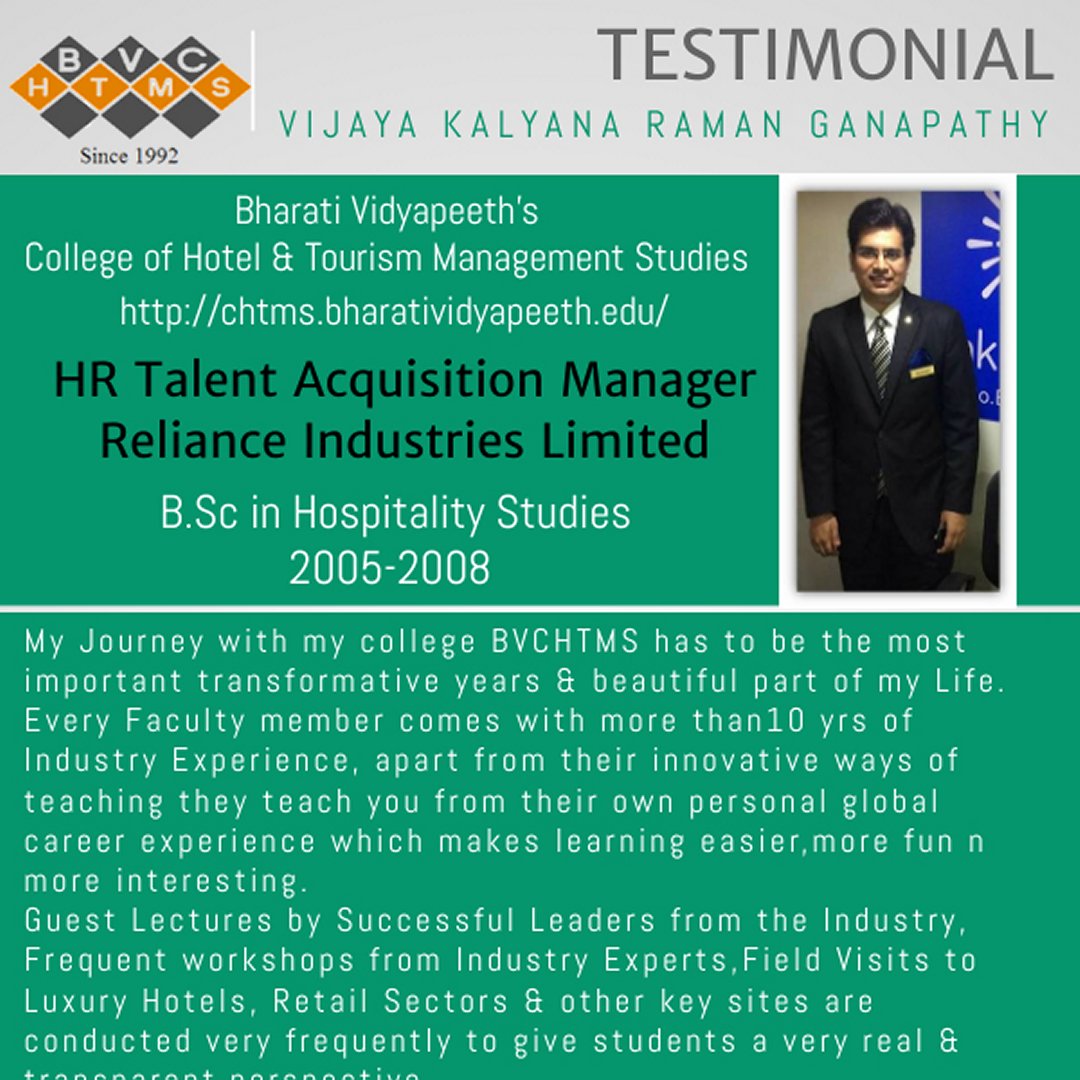 Alumni Testimonial Alumni Testimonial